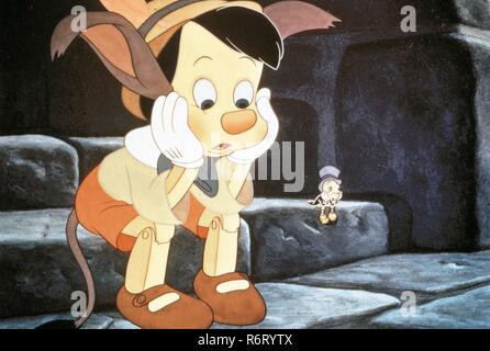 Original Film Titel: Pinocchio. Englischer Titel: Pinocchio. Jahr: 1940. Regie: HAMILTON LUSKE, BEN SHARPSTEEN. Credit: WALT DISNEY PRODUCTIONS/Album Stockfoto