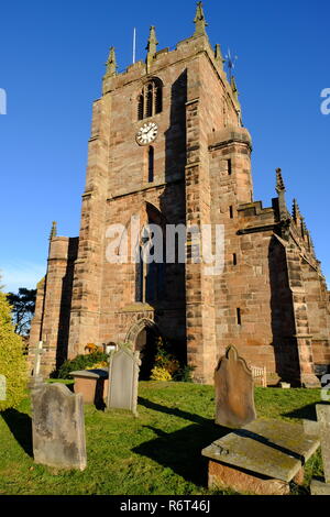 Bonifatius C von E Pfarrkirche, in Bunbury England Großbritannien Stockfoto