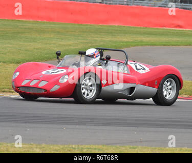 Simon Ashworth, Marke Ashworth, Rolls Royce, Marina, Stirling Moss Trophäe, Silverstone Classic 2014, klassische Rennwagen, historischen Rennwagen, HSCC, Stockfoto