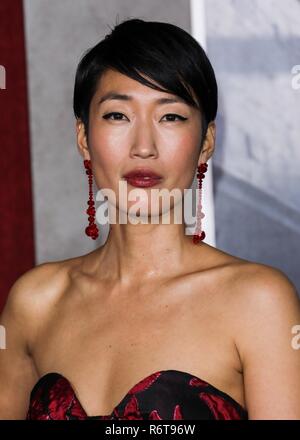 Westwood, der Vereinigten Staaten von Amerika. 05 Dez, 2018. WESTWOOD, Los Angeles, CA, USA - Dezember 05: Sänger Jihae Kim kommt an der Los Angeles Premiere von Universal Pictures und der MRC 'Mortal-Motoren" im Regency Dorf Theater statt am 5. Dezember 2018 in Westwood, Los Angeles, Kalifornien, Vereinigte Staaten. (Foto von David Acosta/Image Press Agency) Quelle: Bild Presse Agentur/Alamy leben Nachrichten Stockfoto