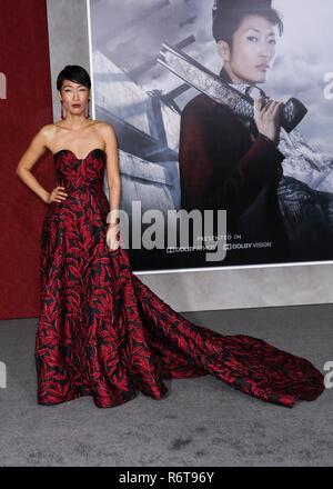 Westwood, der Vereinigten Staaten von Amerika. 05 Dez, 2018. WESTWOOD, Los Angeles, CA, USA - Dezember 05: Sänger Jihae Kim kommt an der Los Angeles Premiere von Universal Pictures und der MRC 'Mortal-Motoren" im Regency Dorf Theater statt am 5. Dezember 2018 in Westwood, Los Angeles, Kalifornien, Vereinigte Staaten. (Foto von David Acosta/Image Press Agency) Quelle: Bild Presse Agentur/Alamy leben Nachrichten Stockfoto