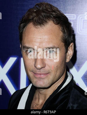 HOLLYWOOD, Los Angeles, CA, USA - 05. Dezember: Schauspieler Jude Law kommt an der Los Angeles Premiere von "Neon" Vox Lux' am ArcLight Hollywood statt am 5. Dezember 2018 in Hollywood, Los Angeles, Kalifornien, Vereinigte Staaten. (Foto von Xavier Collin/Image Press Agency) Stockfoto