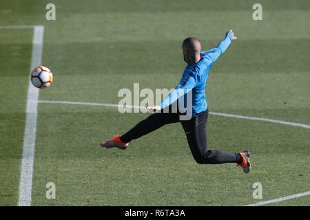 Boca Juniors Training Session in Las Rozas, Madrid. 12.06.2018. (Foto: Juan Carlos Rojas/Cordon drücken). Guillermo Barros Schelott Trainer SesiÃ³n de entranamiento Del Boca Juniors en Las instalaciones de la FederaciÃ³n Española de FÃºtbol de zlas Rozas, Madrid. 06/12/2016. (Foto: Juan Carlos Rojas/Cordon Cordon Drücken Drücken) Stockfoto