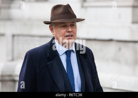 London, Großbritannien. 6. Dezember, 2018. Iain Duncan Smith, der konservative Abgeordnete für Chingford, Woodford Green, kommt für eine Privy Council Meeting im Cabinet Office. Credit: Mark Kerrison/Alamy leben Nachrichten Stockfoto