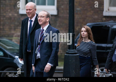 London, Großbritannien. 6. Dezember, 2018. Chris Grayling MP, der Staatssekretär für Verkehr, kommt an 10 Downing Street für ein Treffen. Credit: Mark Kerrison/Alamy leben Nachrichten Stockfoto