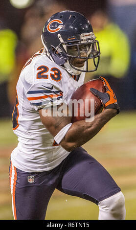 San Francisco, Kalifornien, USA. 19 Nov, 2012. Chicago Bears wide receiver Devin Hester (23) am Montag am Candlestick Park in San Francisco, CA. Die 49ers schlagen die Bären 32-7. Credit: Al Golub/ZUMA Draht/Alamy leben Nachrichten Stockfoto