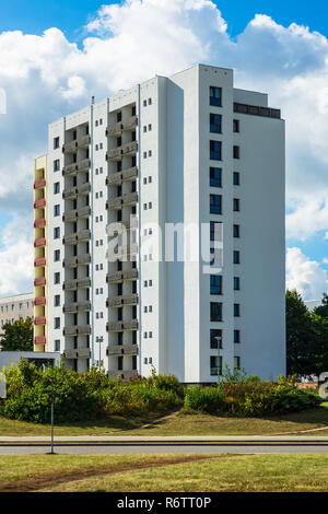 Gebäude in der Hansestadt Rostock Stockfoto