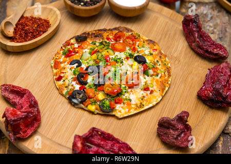 Mix pizza Stockfoto