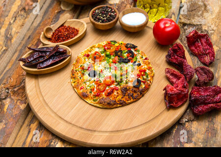 Mix pizza Stockfoto