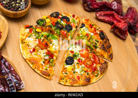 Mix pizza Stockfoto