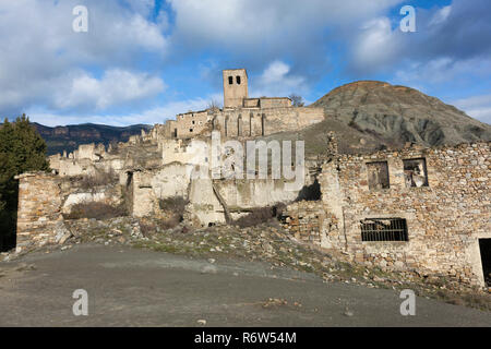 Esco, Zaragoza, Aragon, Spanien Stockfoto