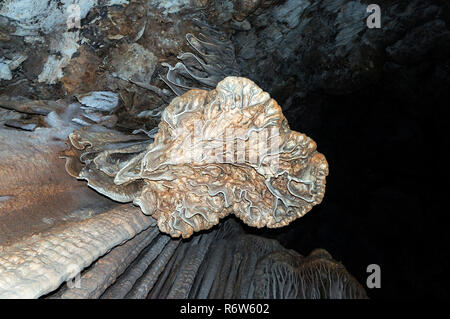 Teufel cave State Park Stalagmiten unterirdischen Formationen Kalkstein Brasilien Geologie natürliche Ökologie Stockfoto