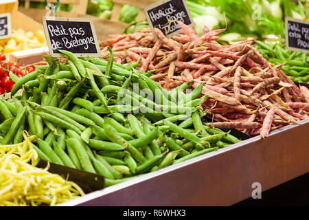 Markt in Troyes, Aube Abteilung, Elsass Lothringen Lothringen, Frankreich Stockfoto