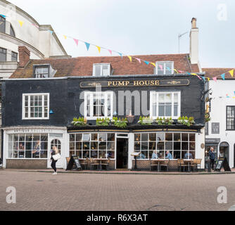 Das Pumpenhaus, Public House in den Gassen, Brighton, East Sussex, Großbritannien Stockfoto