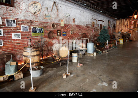 Die Moonshine Unternehmen Destillerie in Paducah, Kentucky Stockfoto