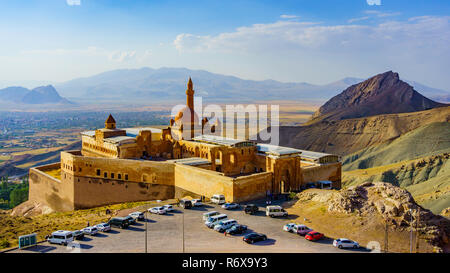 Ishak Pasha Saray in der Ernährungswirtschaft Berge im Osten Anatoliens in der Türkei Stockfoto