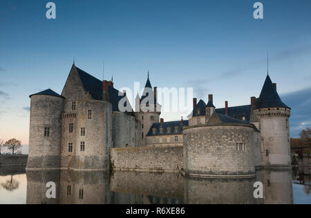 Schloss von Sully-Sur-Loire, Loiret, Centre-Val de Loire, Frankreich Stockfoto