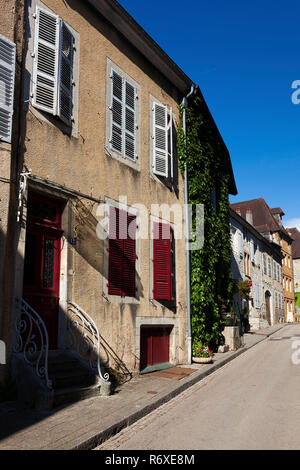 Architektur von Arbois, Jura, Franche-Comté Ã©, Frankreich Stockfoto