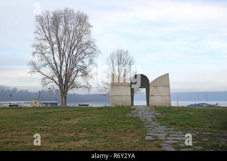 Belgrad, SERBIEN - Dezember 19, 2014: Memorial von 1915 Belgrad Verteidiger in Belgrad, Serbien. Stockfoto