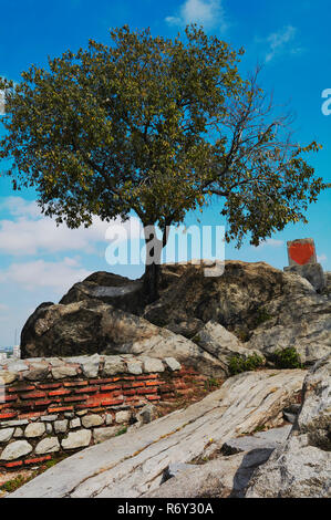 Auf der Oberseite der Nebet Tepe, Plovdiv die Hauptstadt der Kultur für 2019 Stockfoto