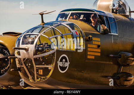 North American B-25 Mitchell detail Stockfoto