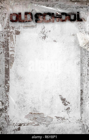 Alte Schule grunge Hintergrund Stockfoto