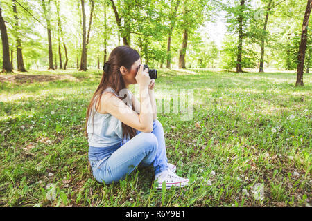 Amateurfotografen Natur Stockfoto