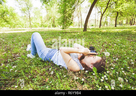 Amateurfotografen Natur Stockfoto