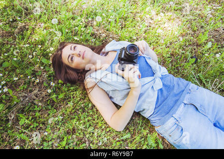 Amateurfotografen Natur Stockfoto