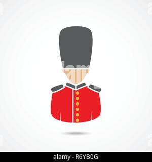 Queen's Guard Symbol Stock Vektor