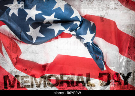 Amerikanische Flagge grunge Hintergrund Stockfoto