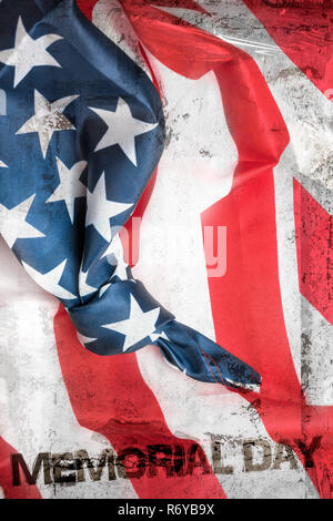 Amerikanische Flagge grunge Hintergrund Stockfoto