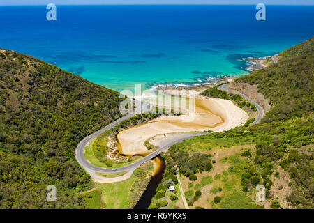 Great Ocean Road in Australien Stockfoto