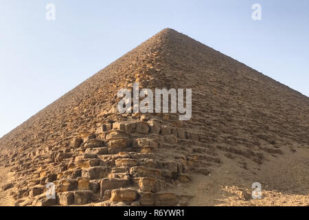 Pyramiden von Gizeh. Pyramiden von Ägypten. Das siebte Wunder der Welt. Alten Megalithen. Stockfoto