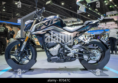 Bangkok, Thailand - 30. November 2018: CFMOTO Distributor bei Thailand International Motor Expo 2018 (MOTOR EXPO 2018) auf Nov 30,2018 in Bangkok, Tha Stockfoto
