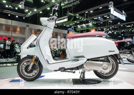 Bangkok, Thailand - 30. November 2018: Lambretta Motorrad bei Thailand International Motor Expo 2018 (MOTOR EXPO 2018) auf Nov 30,2018 in Bangkok, T Stockfoto