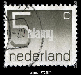 Briefmarke aus den Niederlanden in der Abbildung Typ 'Crouwel' Serie 1976