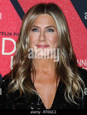 HOLLYWOOD, Los Angeles, CA, USA - 06. Dezember 2006: Schauspielerin Jennifer Aniston kommt an der Los Angeles Premiere von Netflix "umplin'' der TCL Chinese Theater IMAX 6 am 6. Dezember 2018 in Hollywood, Los Angeles, Kalifornien, USA. (Foto von Xavier Collin/Image Press Agency) Stockfoto