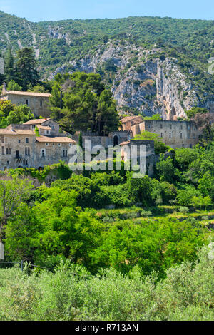 Mittelalterliche Dorf von Oppede-le-Vieux, Vaucluse, Provence Alpes Cote d'Azur, Frankreich Stockfoto