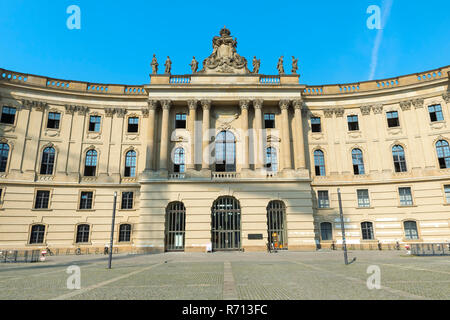 Humboldt Universität Alte Bibliothek, der ehemaligen Königlichen Bibliothek, Bebelplatz, Berlin, Deutschland Stockfoto