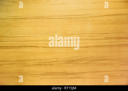 Hellgelb holzschild oder Board panel Textur. Stockfoto