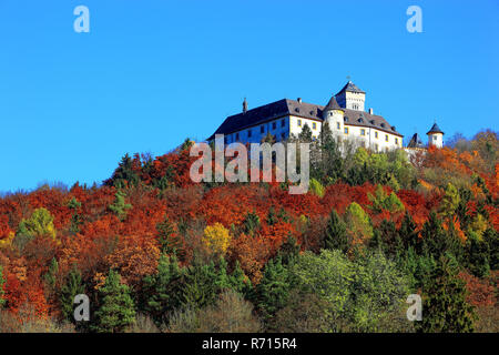 Greifenstein in der Fränkischen Schweiz, Heiligenstadt, Oberfranken, Bayern, Deutschland Stockfoto