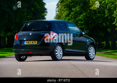 2012 Suzuki Swift Sport Black Edition Japanisch heiße Luke Auto Stockfoto