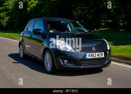 2012 Suzuki Swift Sport Black Edition Japanisch heiße Luke Auto Stockfoto