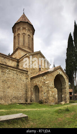 Khvtaeba Kirche am Ikalto (Iqalto) Kloster. Kacheti. Georgien Stockfoto