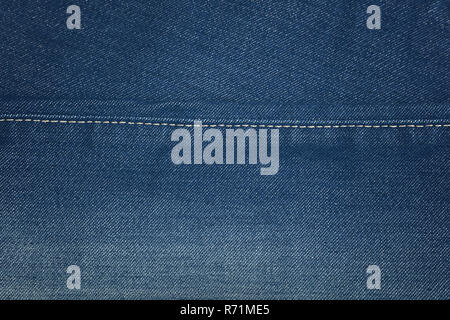 Blau gewaschen Jeans Denim Textur Hintergrund Stockfoto