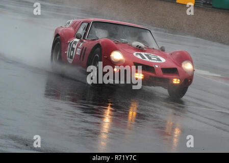 Lukas Halusa, Niklas Halusa, Ferrari 250 GT, Ferrari Breadvan, RAC Tourist Trophy, historische Autos, Pre-63GT, Silverstone Classic 2015, Chris McEvoy, cj Stockfoto