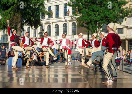 Internationale Folklore Festival, Weltjugendtag, Skopje, Mazedonien Stockfoto