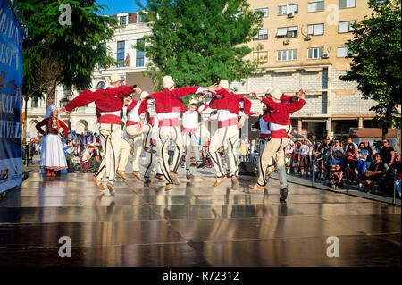 Internationale Folklore Festival, Weltjugendtag, Skopje, Mazedonien Stockfoto