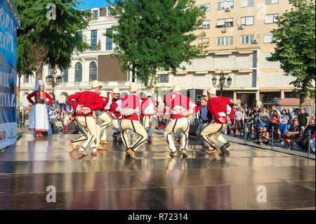 Internationale Folklore Festival, Weltjugendtag, Skopje, Mazedonien Stockfoto